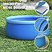 Inflatable Swimming Pool, Swimming Pool for Adults, Inflatable Top Ring Pool, Blow Up Pool for Kids, Family Pools for Backyard, Above Ground Pool (Medium (8 ft X 25”)