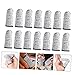 PACKOVE 10 Pack Carving Finger Protectors Cutting Resistant Men's Thumb Protectors Finger Guards for Cutting Engraving Protective Tools