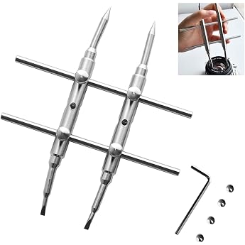 Crab Eye Wrench Camera Lens Spanner Lens Opener Camera Lens Repair Tool Stainless Steel for DSLR Camera