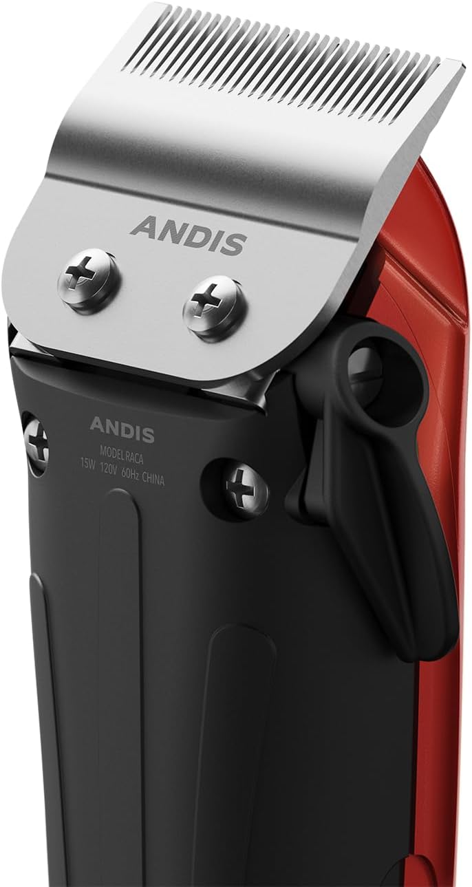 Andis Dr Pol Easy Clip Ultra Adjustable Blade Clipper Kit, Ultimate Grooming Tool for DIY Touch-Ups on Single-Coated Breeds with Thin to Medium Coats, Orange, 561116