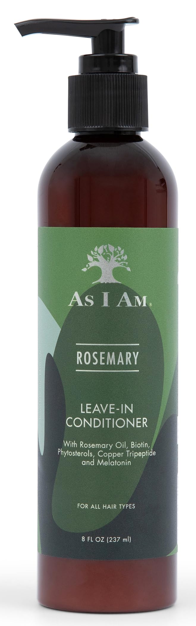 As I Am Rosemary Leave-In Conditioner 8 Fl Oz (237 ml) - with Biotin & Saw Palmetto