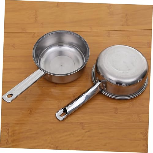 Miniatura 9 de Mikinona Cucharón de cocina de acero inoxidable con mango de cucharón de agua para uso doméstico y práctico recipiente para cocinar y servir