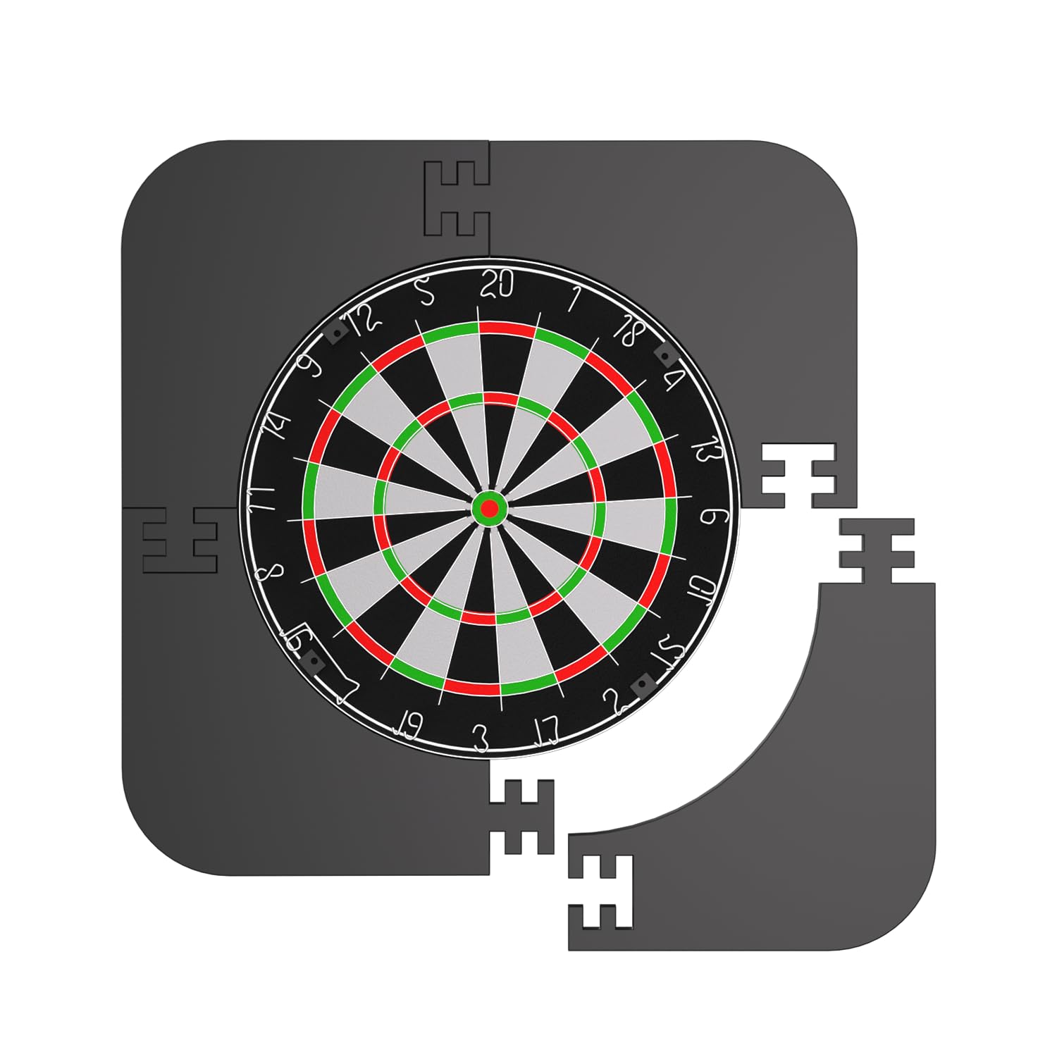 Dartscheibe Schutzring, strapazierfähiger Eva-Dartboard-Wandschutz für alle Dartboards in Standardgröße
