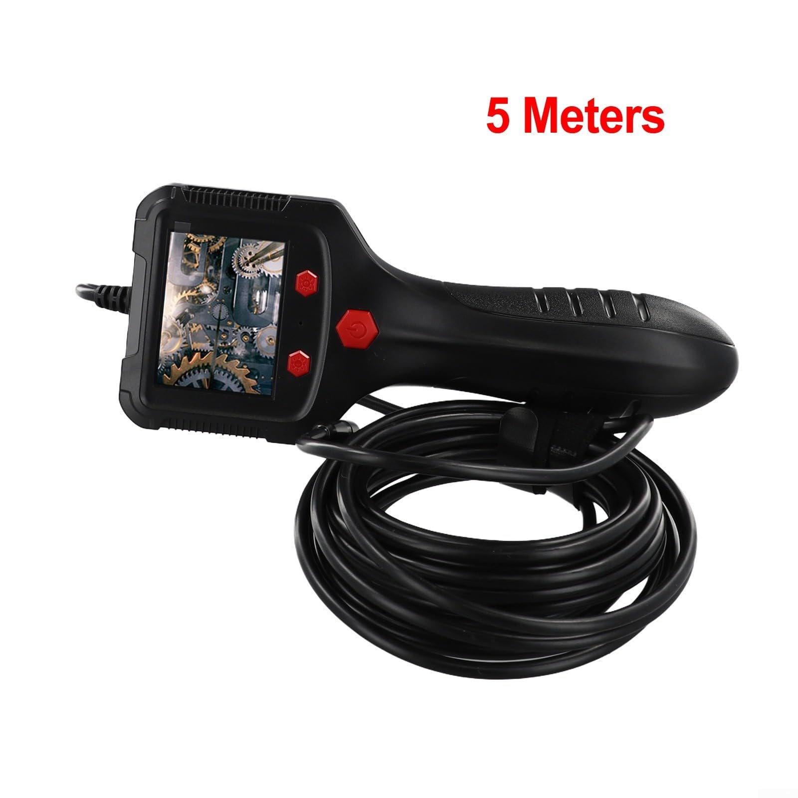 Industrielles Endoskop 6,1 cm IPS-Bildschirm 8 mm IP67 Kamera (15 m)