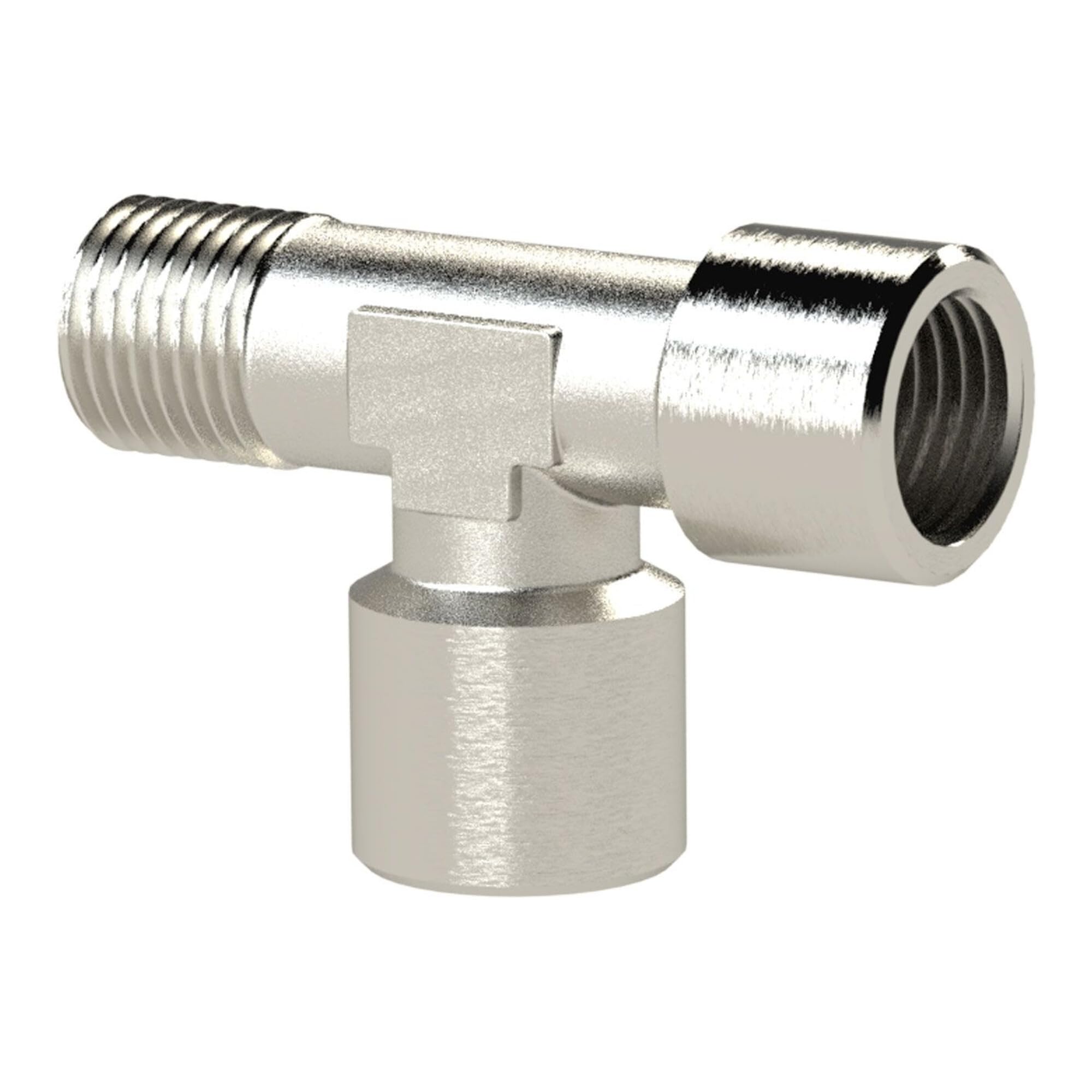 Pieza en T para interior y exterior RIEGLER 112785-N con rosca de latón G/R 1