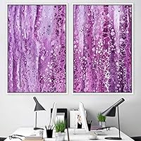 2 Piece Framed Canvas Wall Art Surface Fluids Canvas Prints Home Artwork Decoration for Living Room,Bedroom - 16