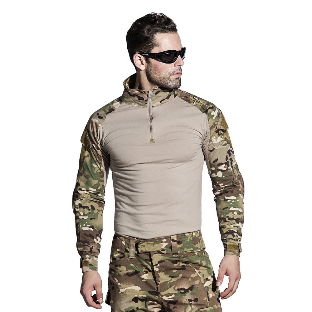 SINAIRSOFT Tactical Pants Shirt with Knee Pads Army Airsoft Combat BDU Pants Shirt — view 7