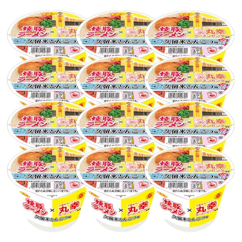 「焼豚ラーメン×丸幸ラーメン」1ケース(計12個) Z001035
