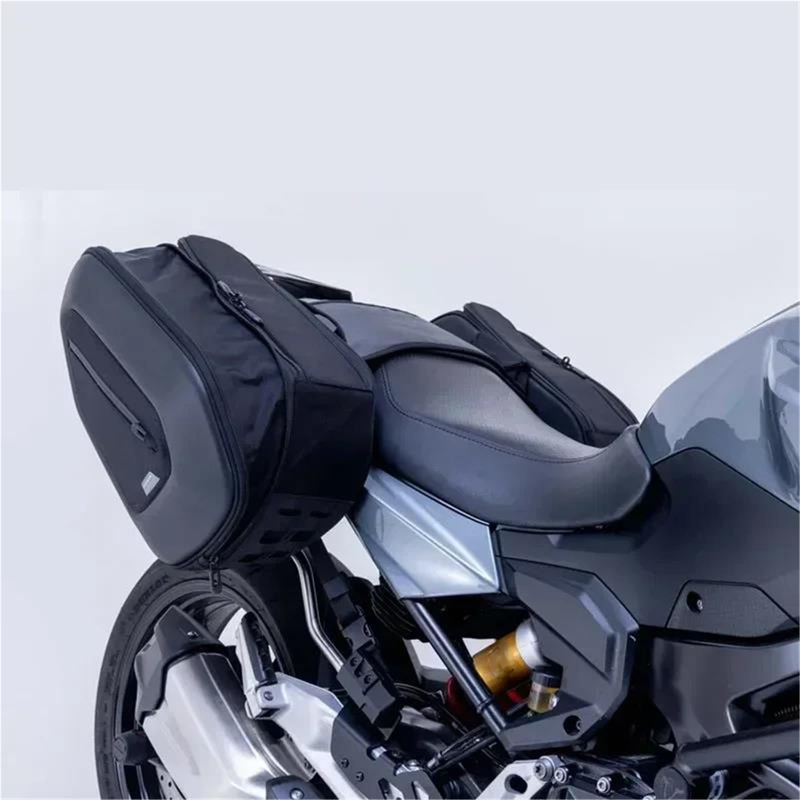 Motorcycle Bag, Detachable Canvas Saddlebags, 9.06x3.54x6.69 Inches Sturdy Motorbike Panniers, Spacious Tail Side Bags (Weather-Resistant), for Motorbike, Electric Motorcycle Bag, Detachable Canvas Saddlebags, 9.06x3.54x6.69 Inches Sturdy Motorbike Panniers, Spacious Tail Side Bags (Weather-Resistant), for Motorbike, Electric
