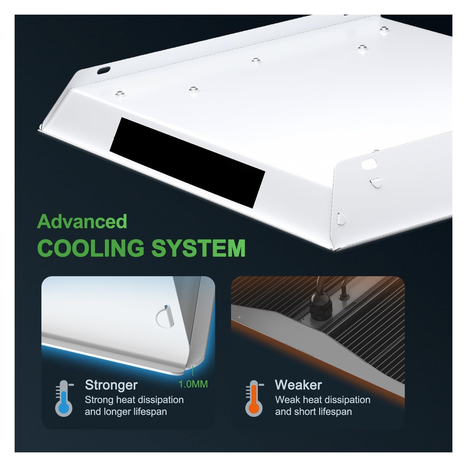 Lámpara de Plantas, LED Grow Light Full Spectrum Indoor High Lumen Hydroponic Plants