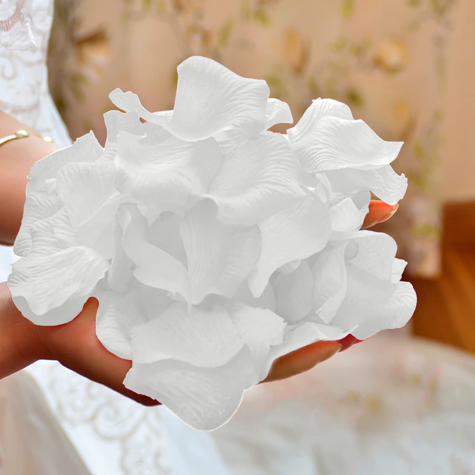 1200 petali di rosa artificiali, emulazione senza gusto, per scene romantiche, anniversario di matrimonio, compleanno, decorazione per confessioni, impermeabili e non sbiadiscono (blu