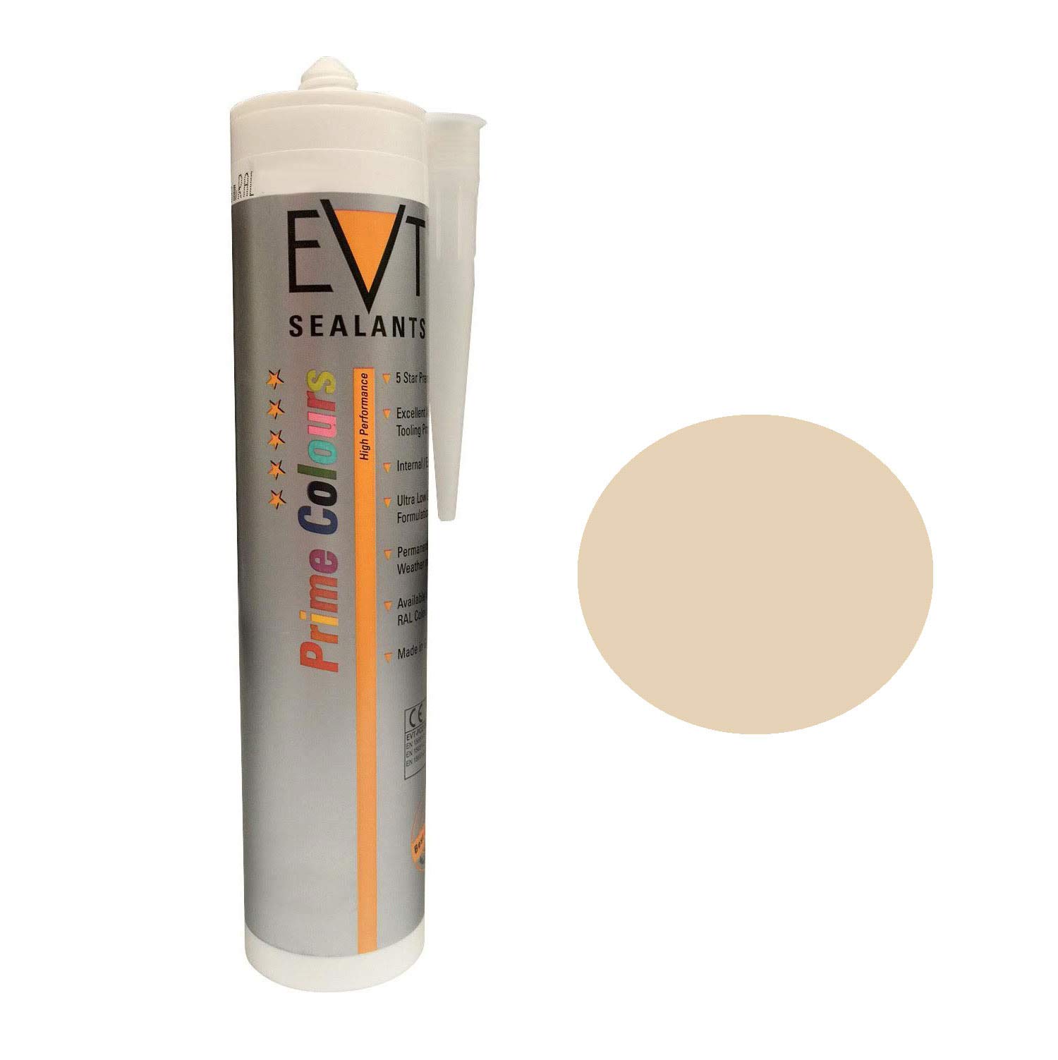 Prime Colour - Silicone (RAL Coloured Silicones) (RAL 1015 Light Ivory)