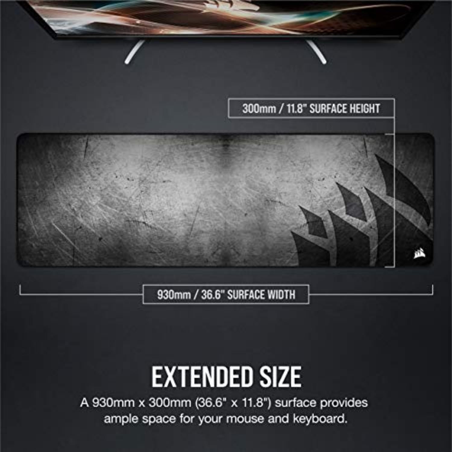 Corsair MM300 PRO Premium Spill-Proof Cloth Gaming Mouse Pad – Extended - Multicolor 6 61cumbTuMsL. AC SL1500