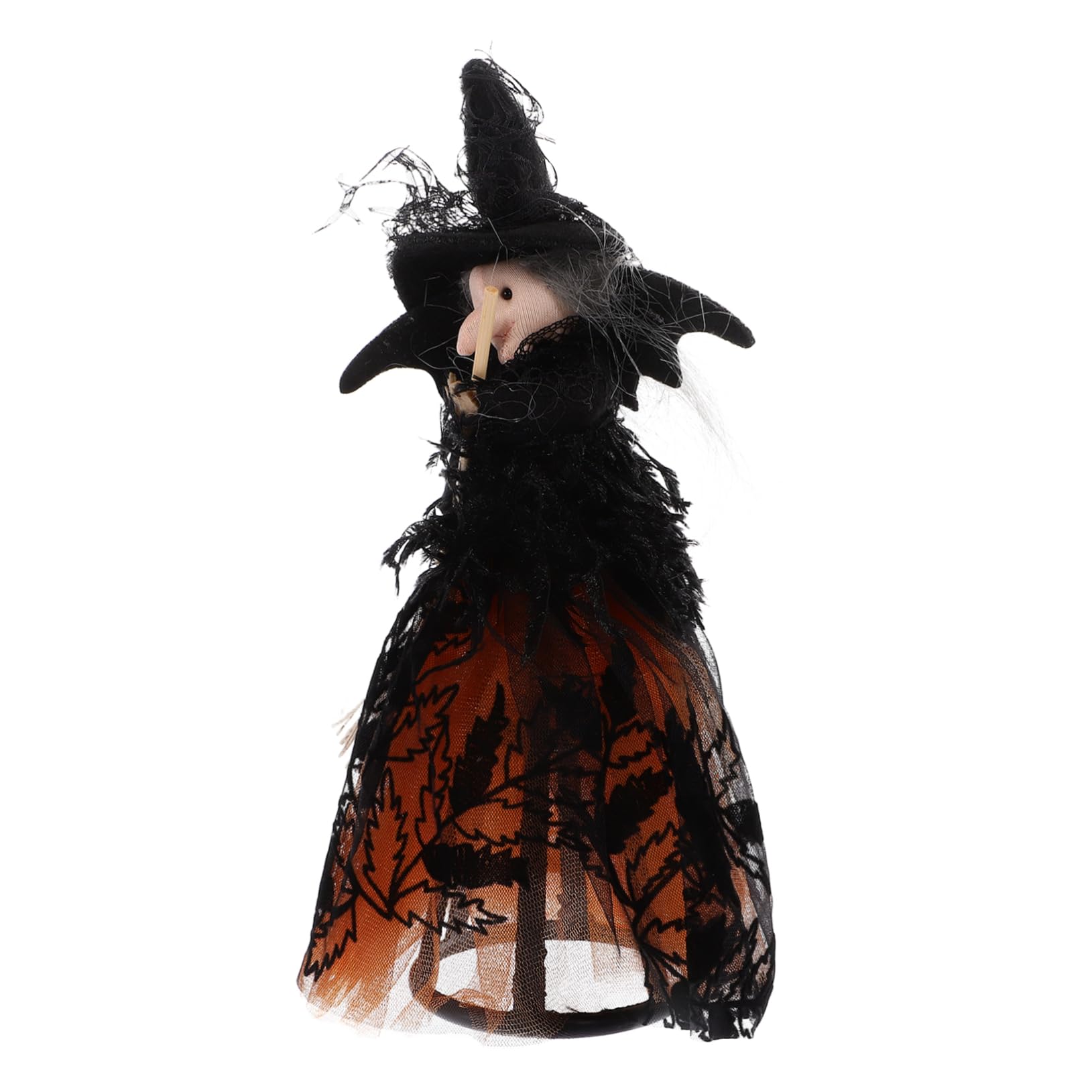 Amosfun 3pezzi Decorazione Halloween Streghetta Per Decorazione Per Halloween Statuetta Streghetta Per