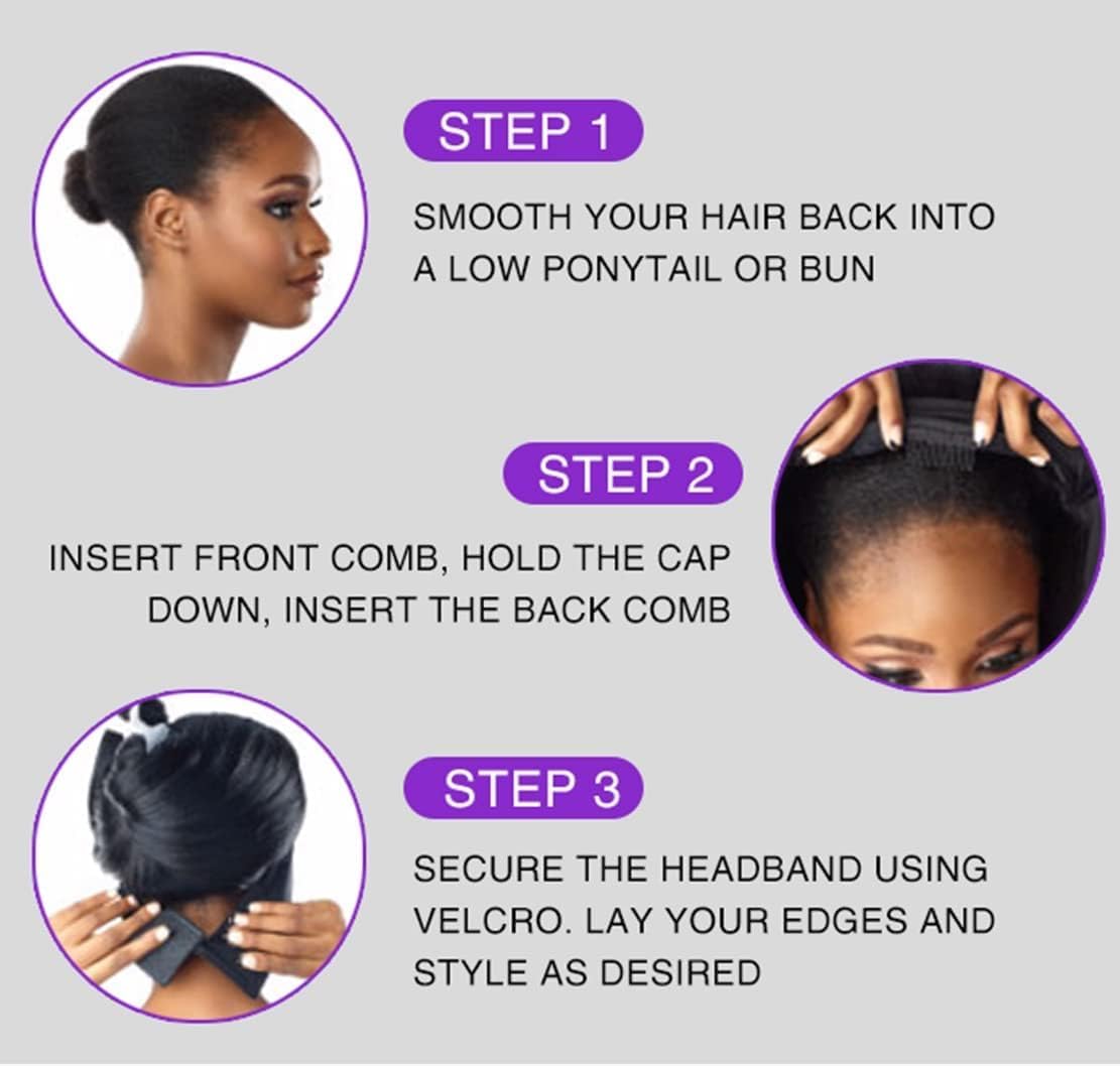 parrucca donna capelli veri umani Straight Human Hair Wigs18 Inch Wear and Go Guleless Wig Human Hair Headband Wigs For Black Women Parrucca Donna Straight Wig Human Hair 180% Density