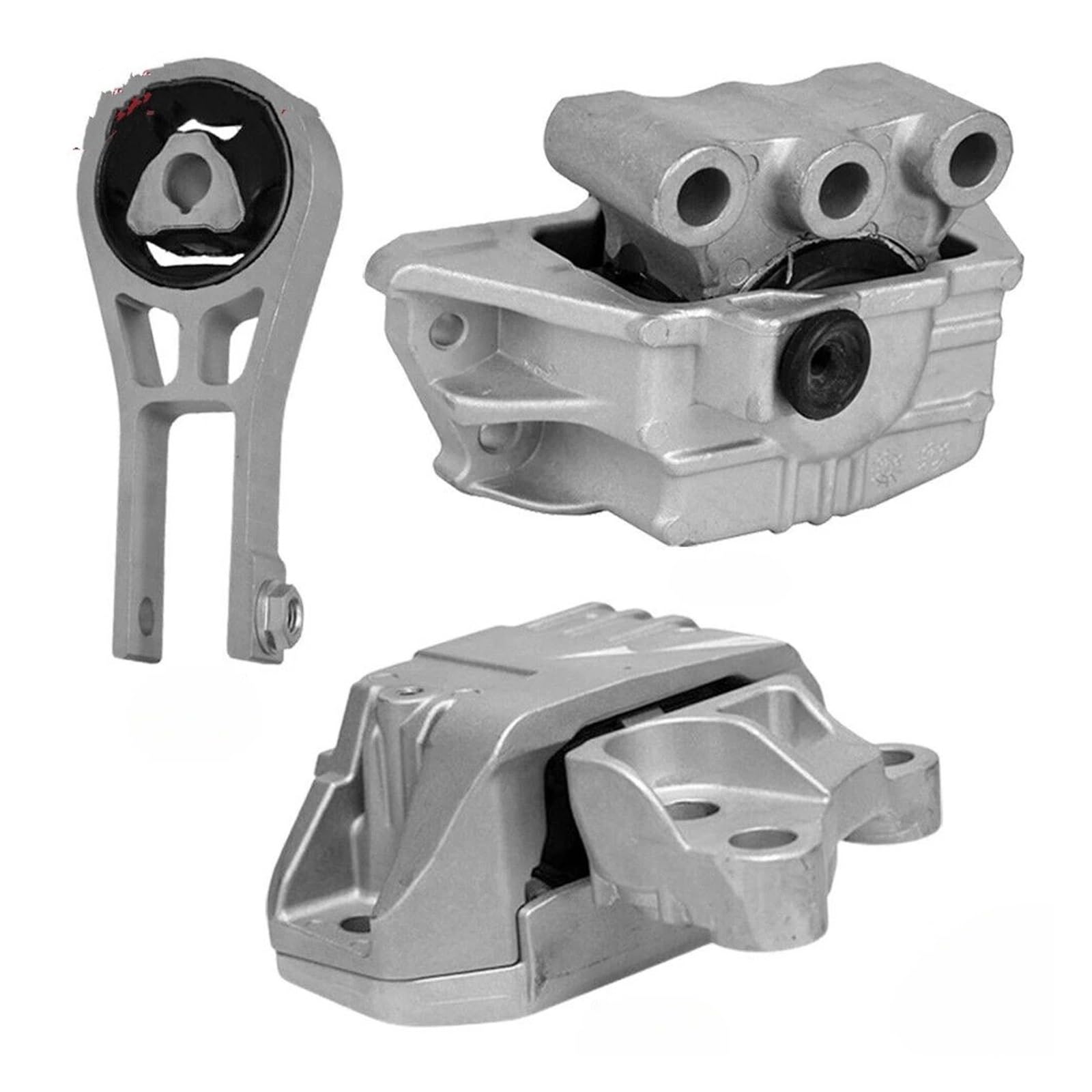 Nokrgqw One Color For Jeep For Compass 2016-2022 L4-2.4L 68278029Ab 68439294Aa 68363756Aa 3Pcs Engine Motor Mounts & Transmission Mount Car Engine Mounts