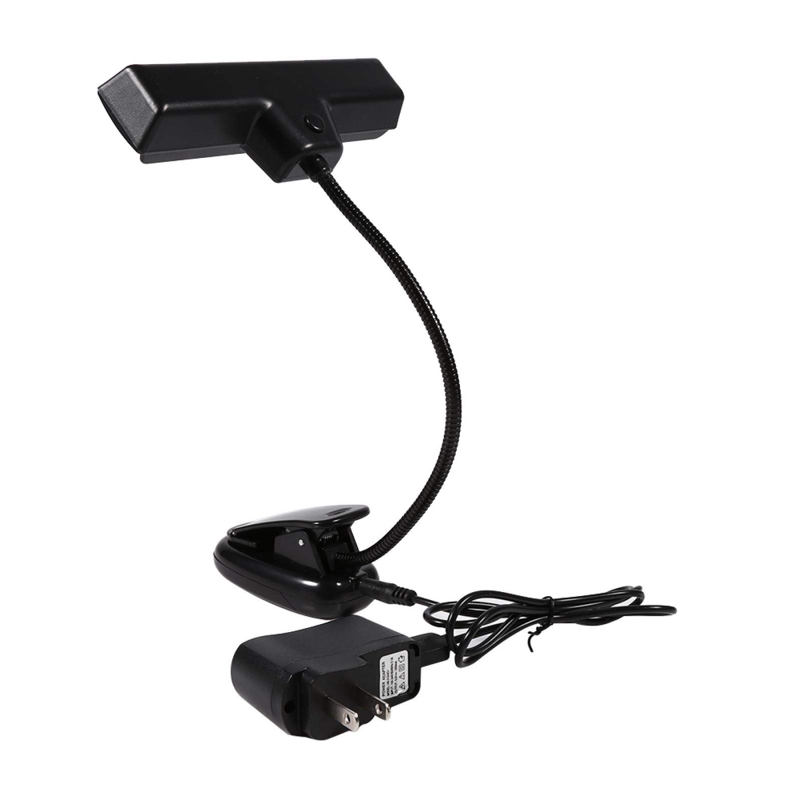 Lámpara LED con clip, lámpara de mesa de cuello de cisne flexible con clip antideslizante, adecuada para atril, piano, escenario de orquesta, escritorio, mesa, club oscuro, etc.(#2)