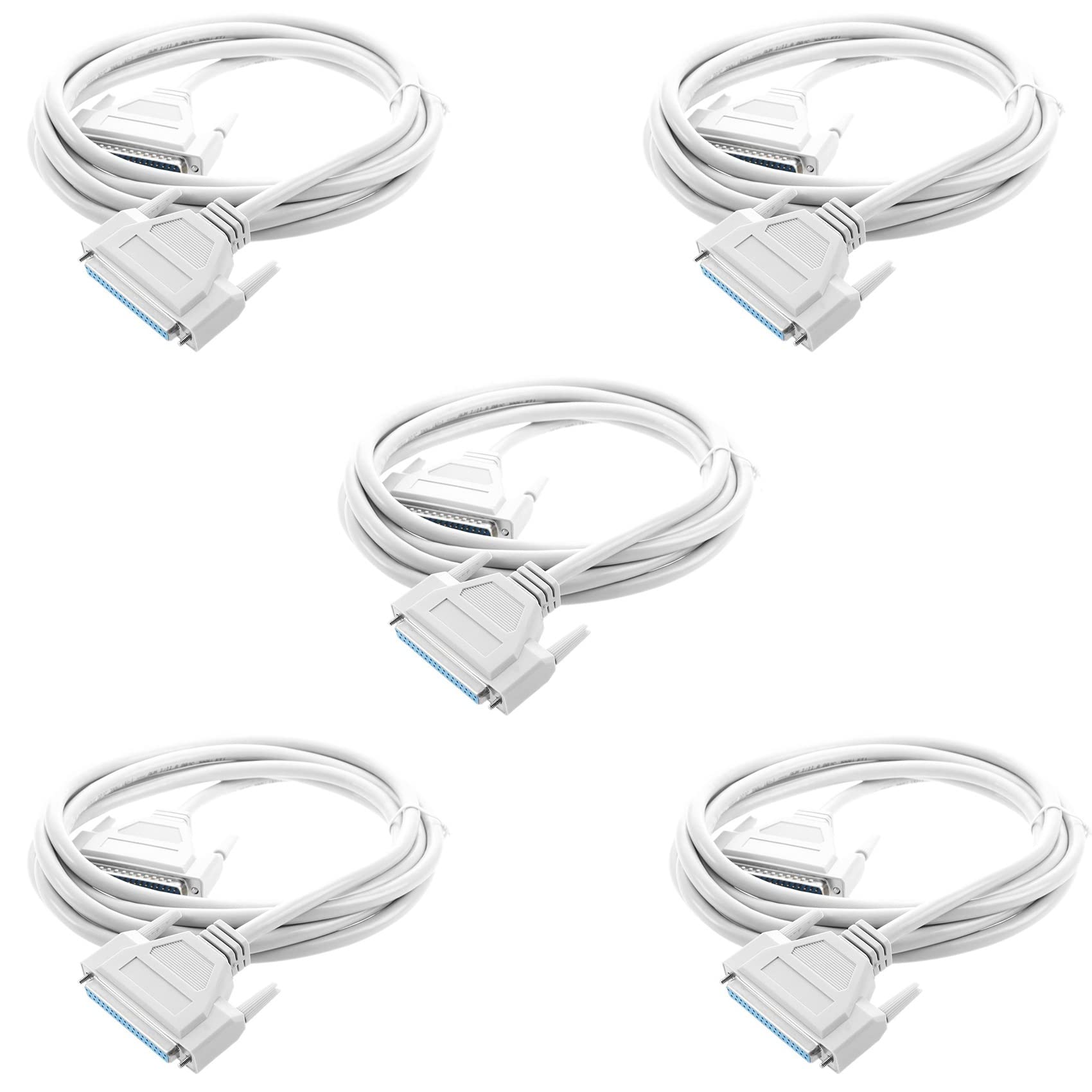 Cable de extensión DB37 con blindaje y fijación por tornillos de 3 metros pack 5 unidades
