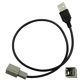 Car Radio Stereo OEM USB Port Retention Cable for Toyota 2012-2018,Lexus 2013-2015,Subaru 2013-2016,Honda 2015-2019, Radio Stereo Retain OE Factory USB Port Retention Harness Wiring Cable Adapter