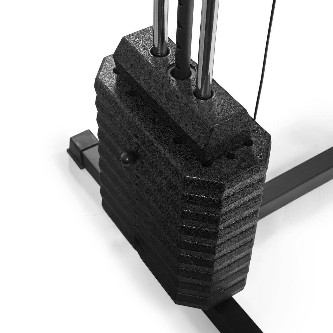 Dione LT60 - Torre de poleas para Entrenamiento (Peso de 50 kg - Ampliable hasta 90 kg), estación de Fitness, Homegym