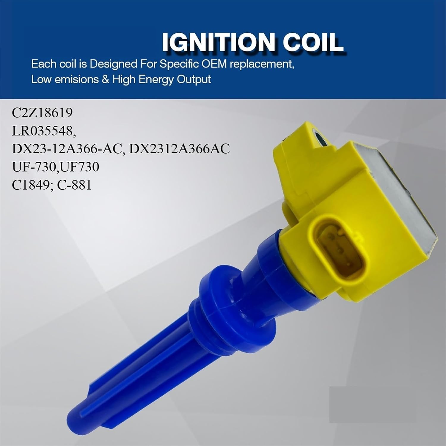 6PCS イグニッションコイル UF730 LR035548 C2Z18619