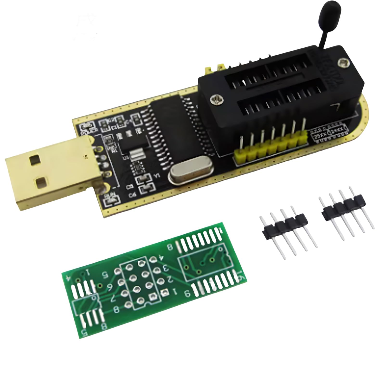 Zbiianxer Programmable Usb Device Featuring Parallel And Interfaces, Options 3.3V Or 5V, Led Indicators Advanced Usb Programmer