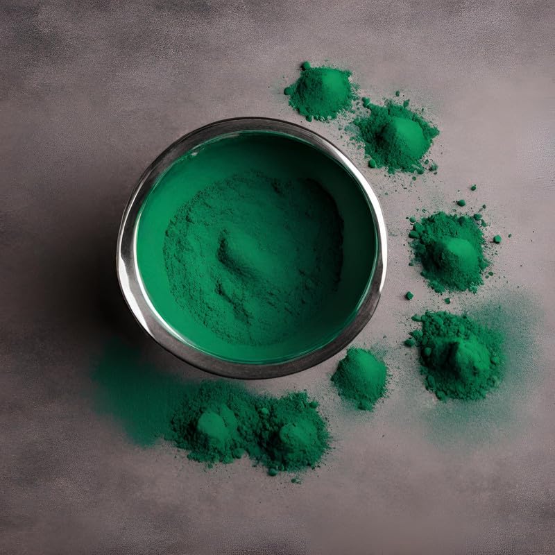 Image of Herbal and Organic Holi Colors | Eco Friendly | Dark Green Color 500gm | Natural and Skin-Friendly Gulal | Handmade and Non-Toxic | Holi Ke Rang | Holi Celebration | Stain Free