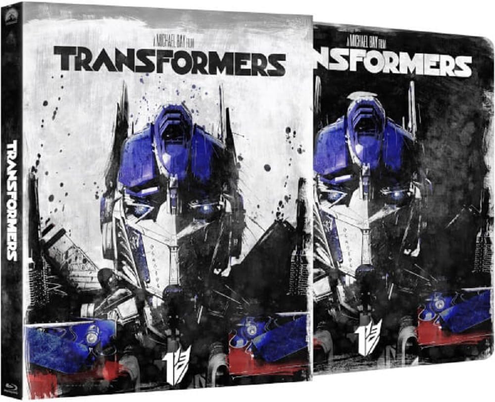 Transformers (2007) - A Michael Bay Film (Limited Collector's Edition Steelbook, Zavvi) (Uncut | Premium Slipcase Packaging | Region Free Blu-ray | UK Import)