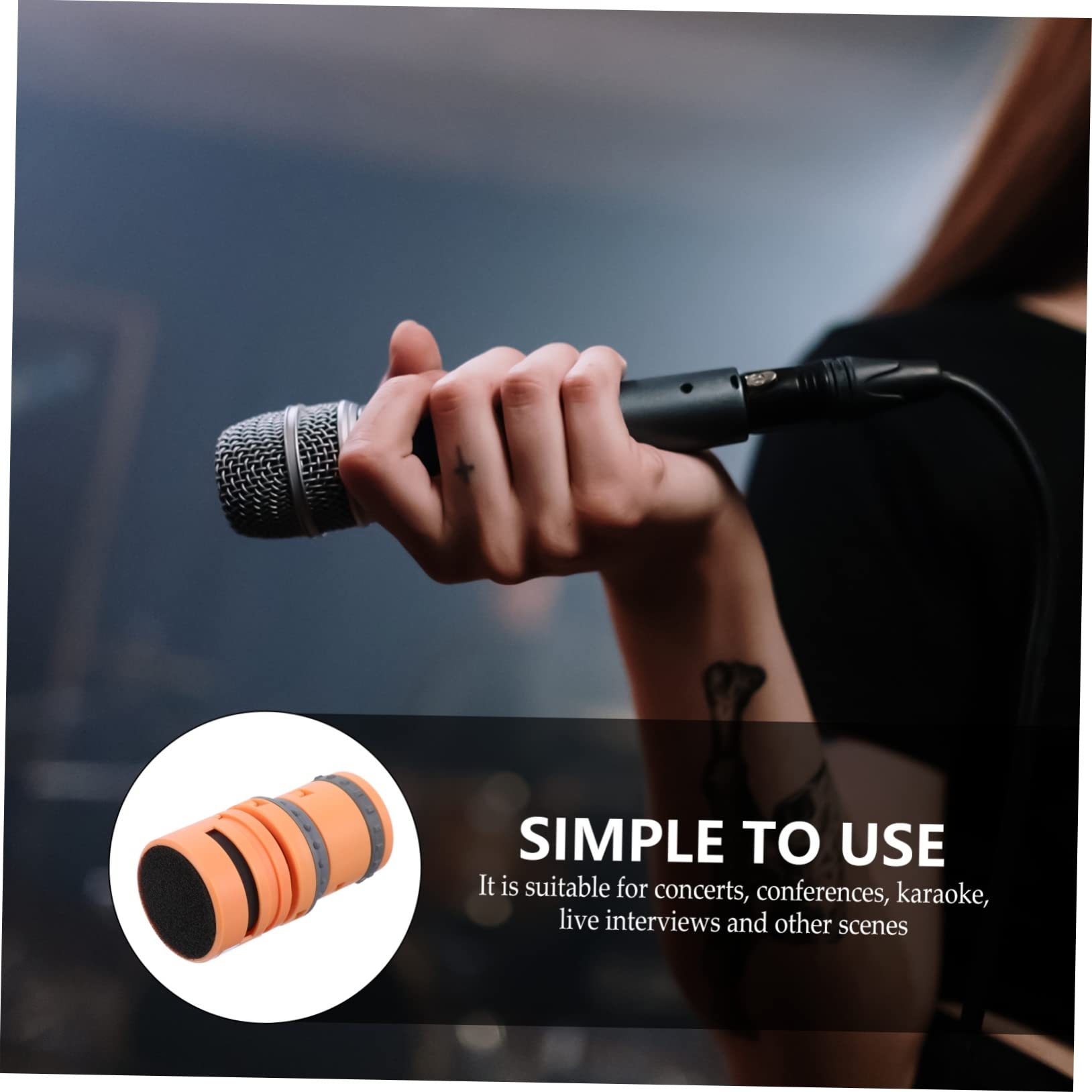 TOYANDONA 3pezzi Microfono Mano Dinamico Di Ricambio Capsule Per Riparazioni Di Alta Affidabilità Accessorio Per Eventi e Live Streaming Facile Installazione e Prestazioni Stabili