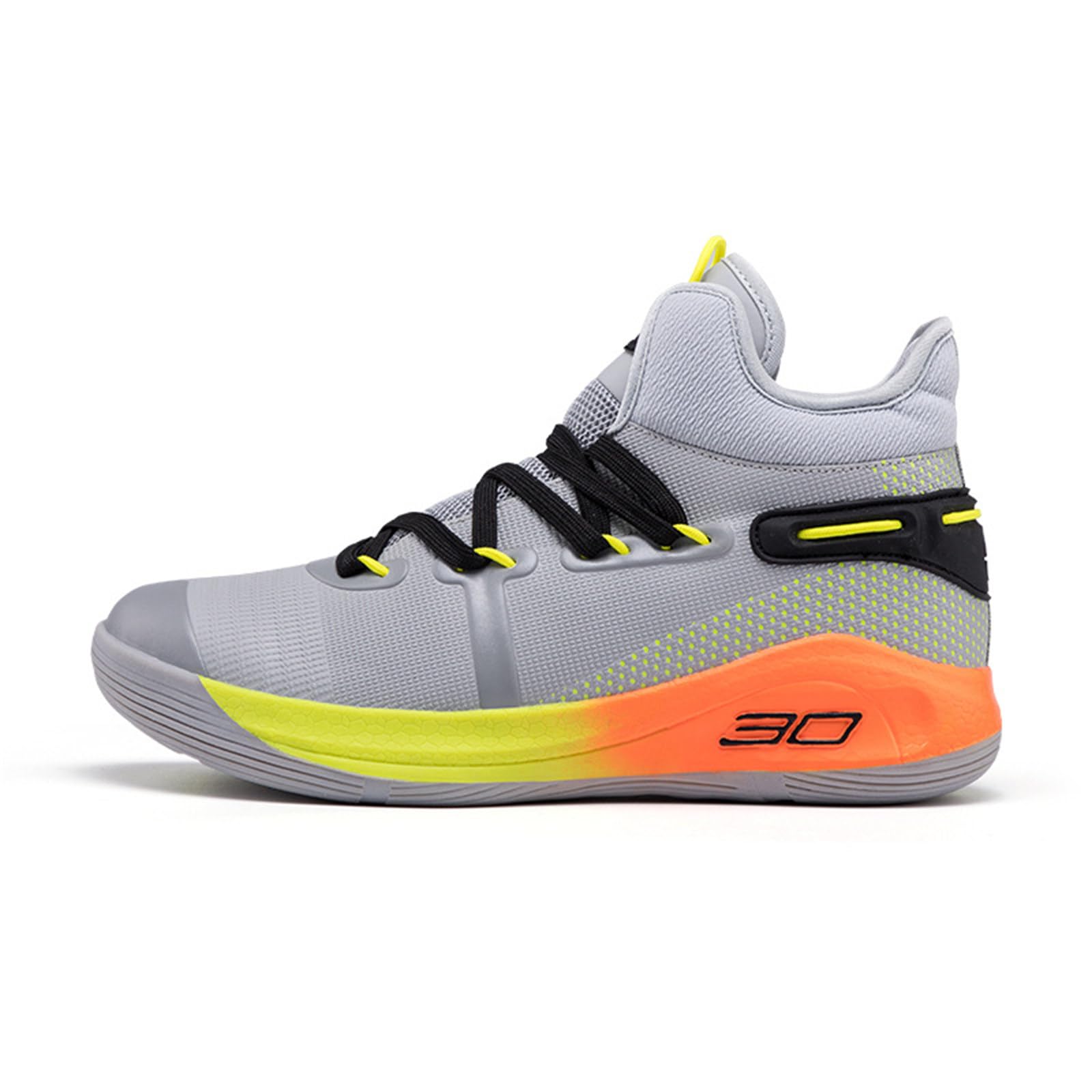 Hixingo Zapatillas de Baloncesto Hombre, Basketball Shoes Adulto Deportivas Zapatillas Running Deportivas Antideslizantes, N° 30 Unisex Transpirable Sneakers de Correr