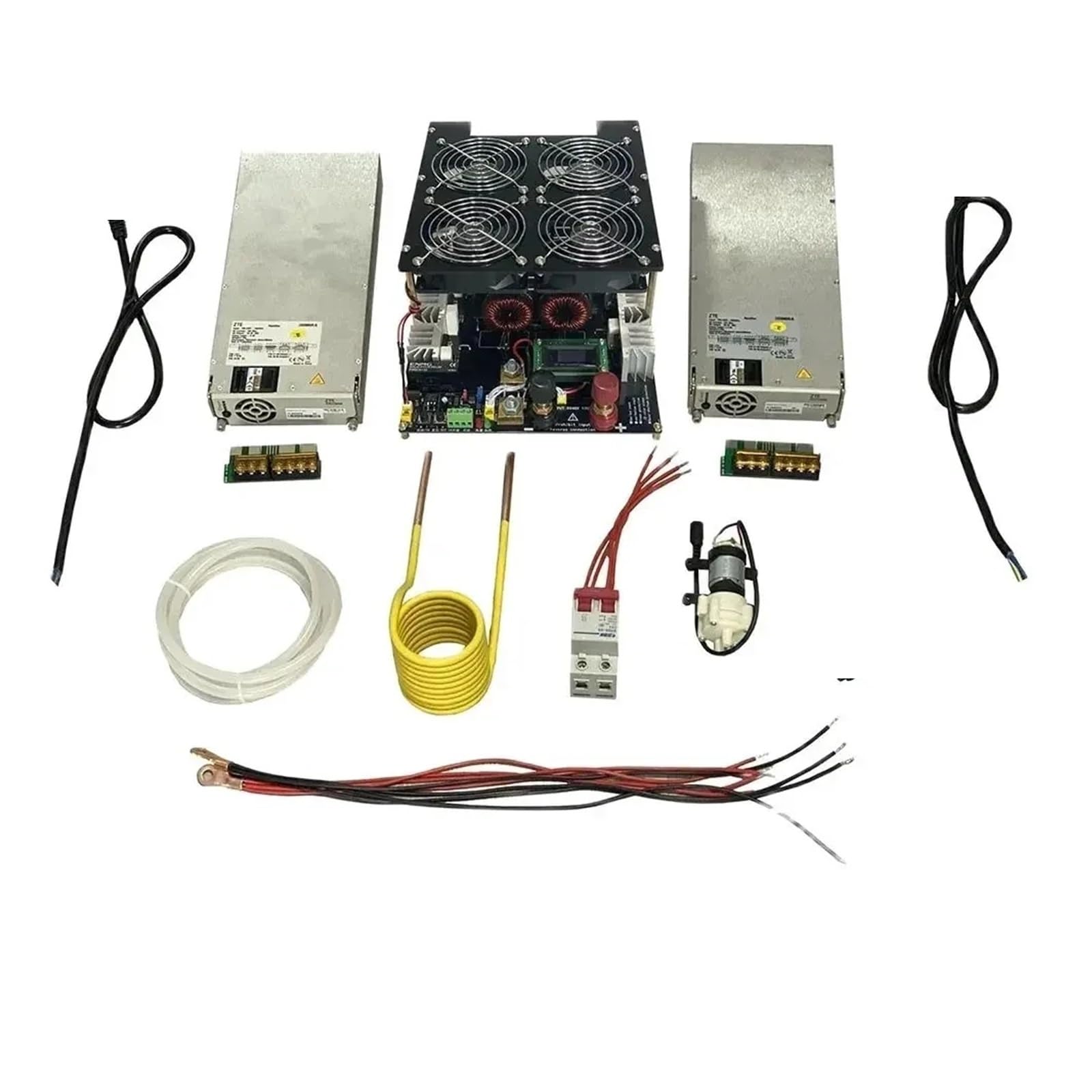 5000W ZVS nagrzewnica indukcyjna nagrzewnica indukcyjna płytka drukowana maszyna grzewcza stopiony metal + cewka + pompa + zasilacz