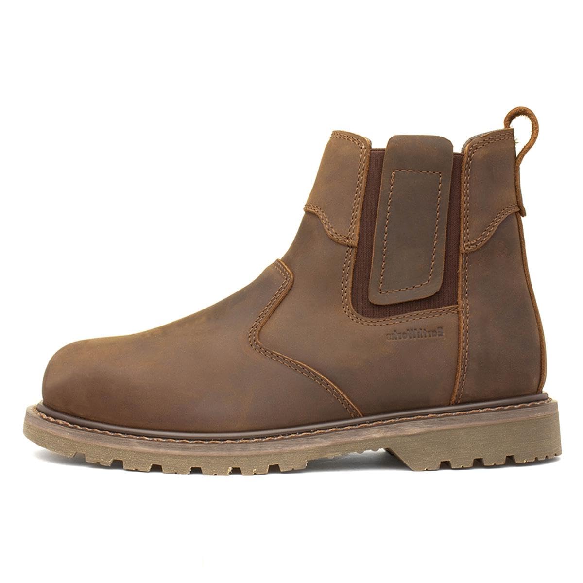 EarthWorks Safety - EarthWorks Scriber Mens Brown Leather Safety Boot