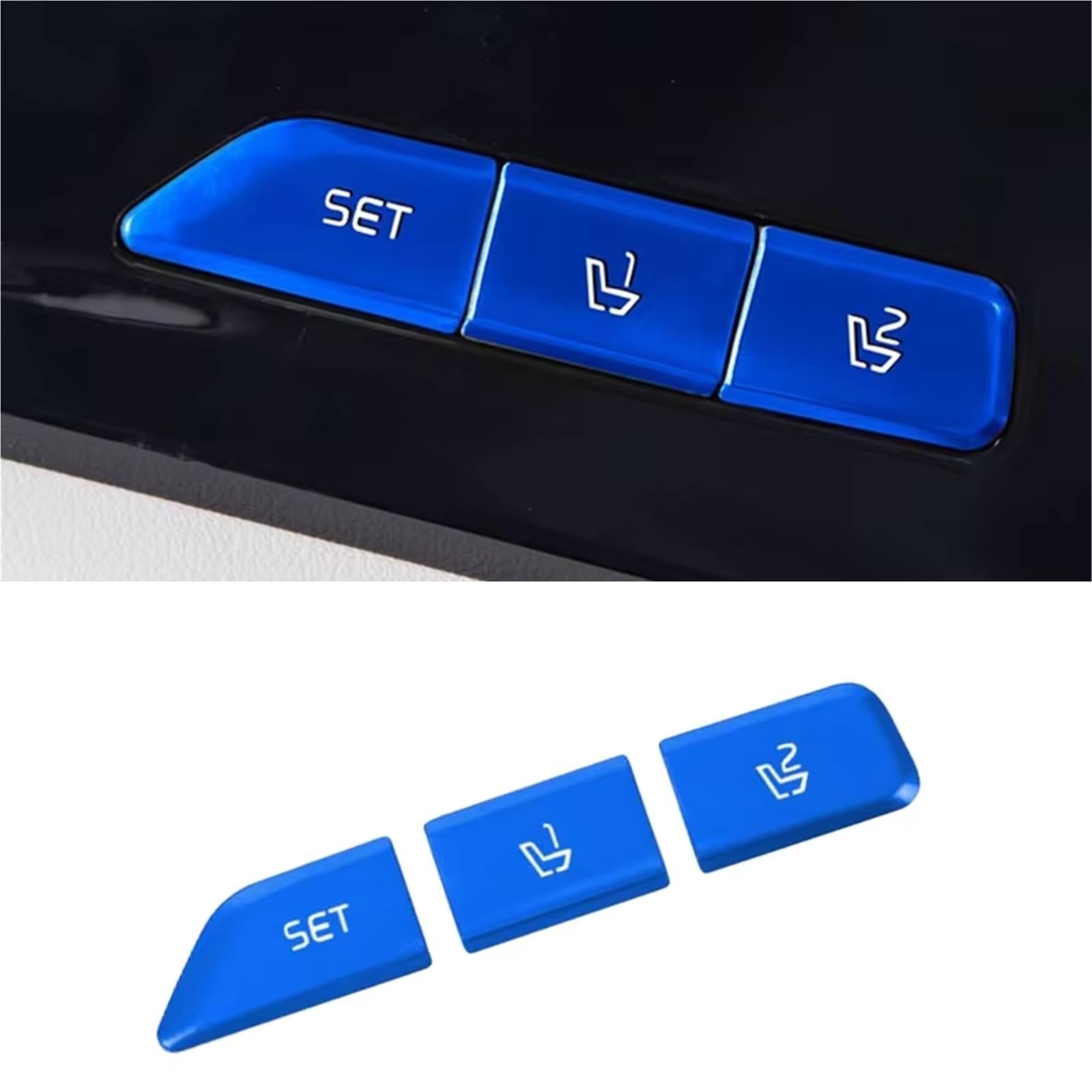Interior Button Stickers Compatible with Kia for Carnival KA4