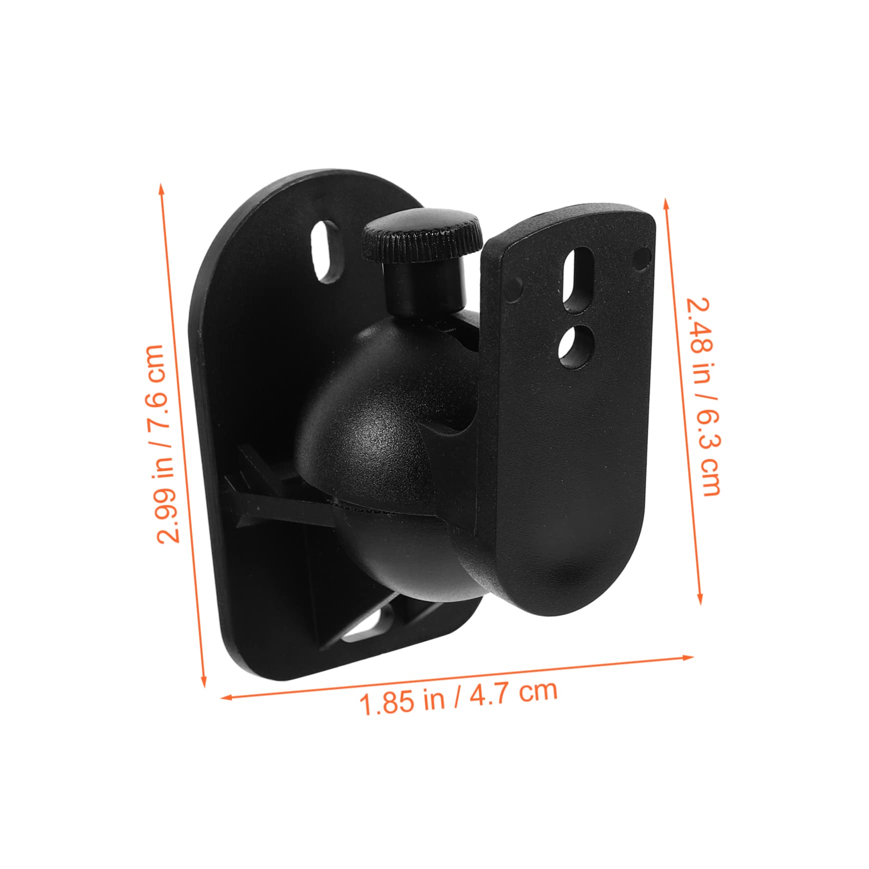 6sets Staffe Muro Per Altoparlanti Regolabili Supporti Per Casse Acustiche Design Moderno Per Casa e Ufficio Facile Installazione e Angolo Di Visione Ottimale