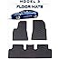 Tmate Tesla Model 3 Floor Mats, All Weather Non-Odo Eco-Friendly Heavy Duty Genuine Rubber Latex Material Flexible Floor Prot