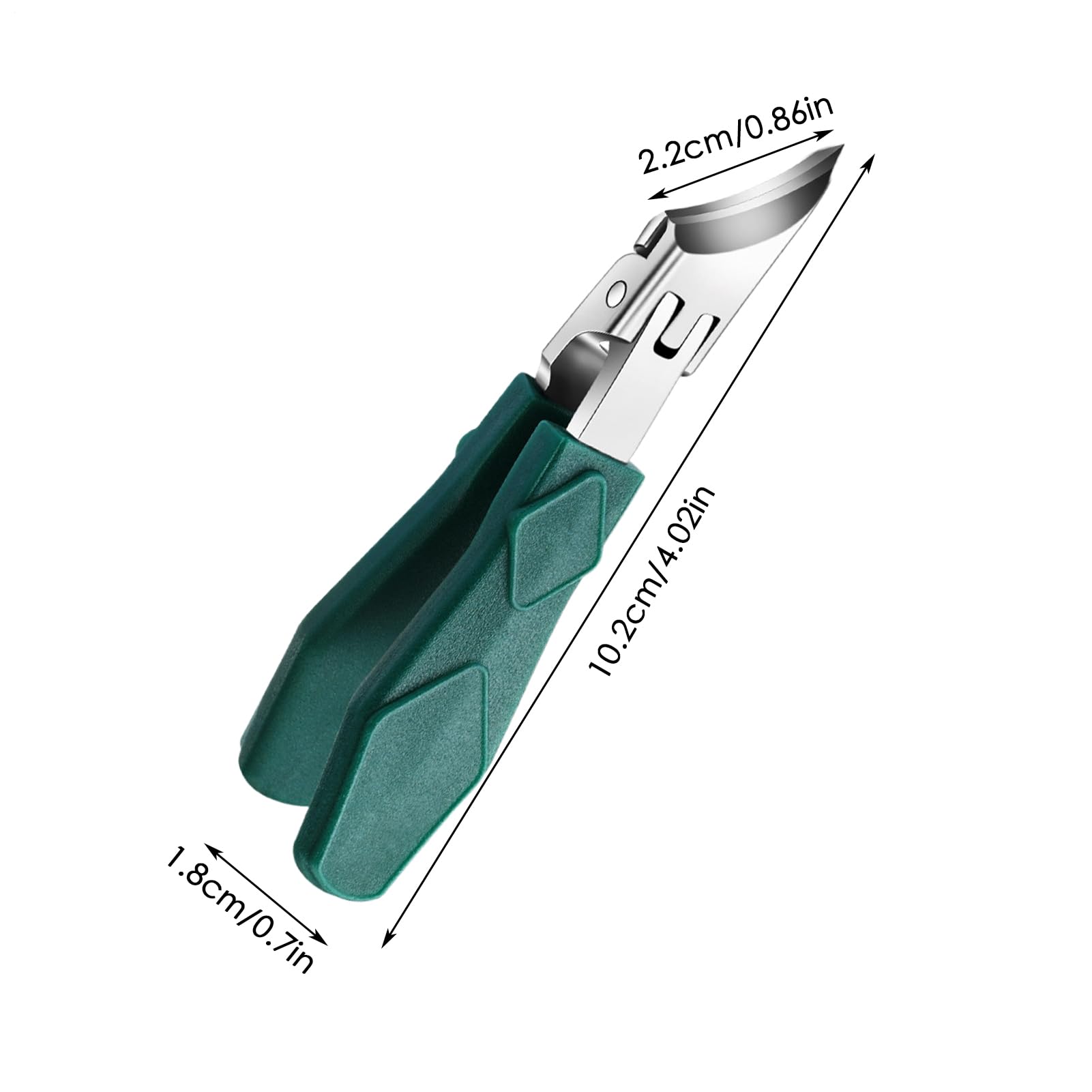Coupe-Ongles Incarnés | Design Ergonomique Biseauté Anti-Éclaboussures pour Coupe Précise | Pince à Ongles pour Femmes, Personnes Âgées & Salon