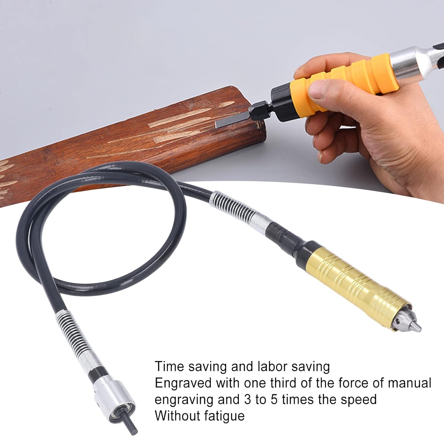 Flexible shaft extension, replacement flexible grinding shaft connection A timesaving professional for your drill converter