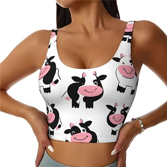 Women Fashion Racerback Workout Bras for Yoga Gym & High-Impact Activities