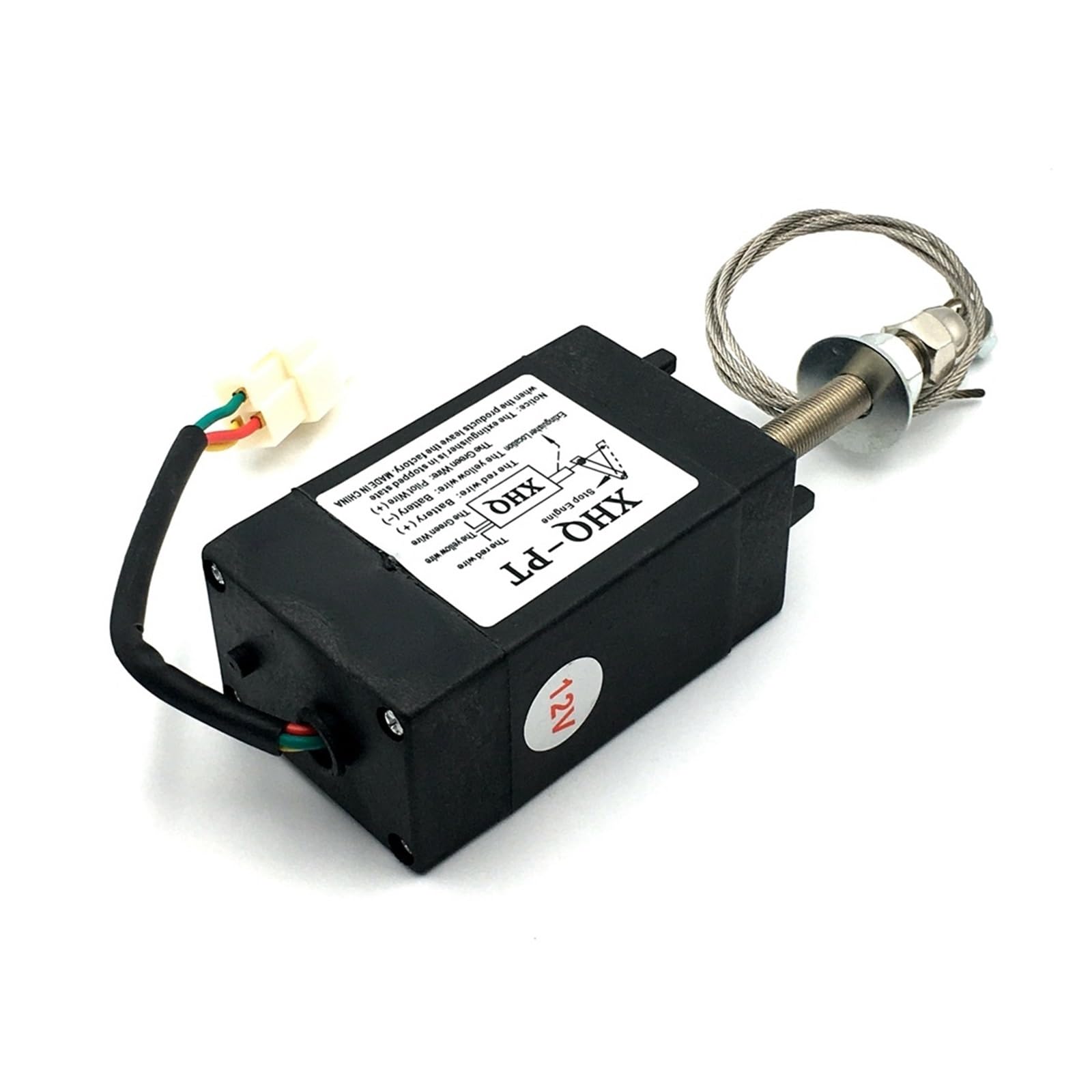 1pcs XHQ-PT 12V pull Type Diesel Engine Accessory Stop Solenoid