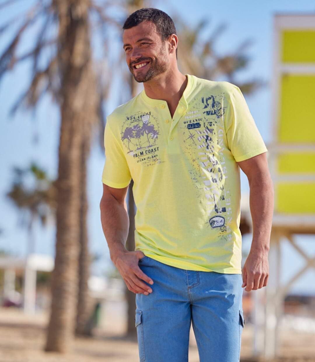 ATLAS FOR MEN - Lote de 5 Camisetas de Manga Corta para Hombre - Disponible en Tallas Grandes de la M a la 5XL