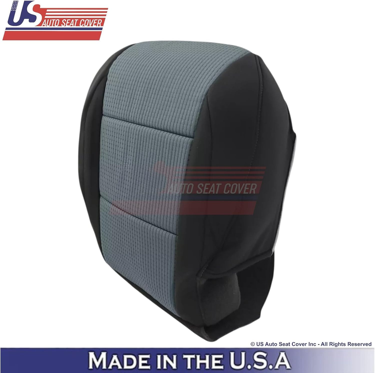 2004-2007 fits Nissan Titan Cloth Front Paasenger Bottom Seat Cover 2Tone