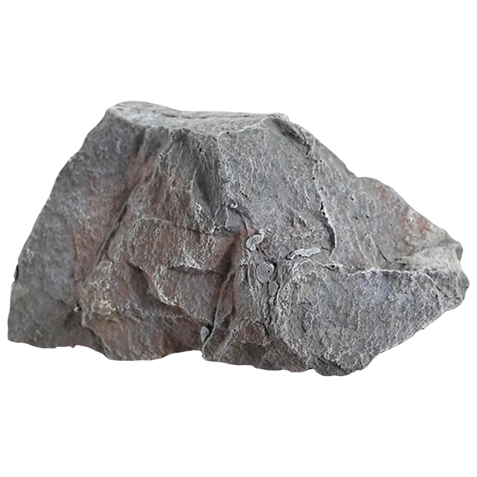 Faux rocher de paysage gris pour cacher les tuyaux du jardin