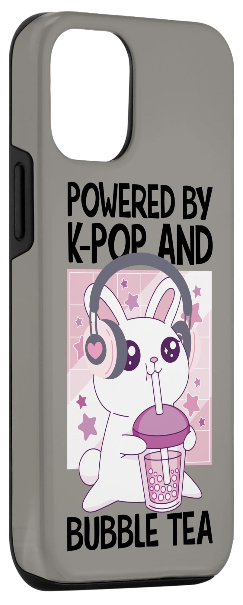 iPhone 12/12 Pro K-Pop & Bubble Tea Heart K-Drama Korean Pop Music Fan Case - Image 3