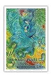 The Magic Flute - Mozart - Metropolitan Opera - Vintage Advertising Poster by Marc Chagall c.1966 -...