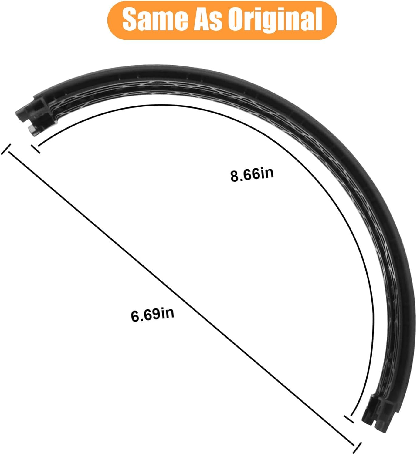 Studio 3 Headband Replacement Parts Studio3 Headband Original Top Arch Band Accessories Repair Kit Compatible with Studio3 Headphones. (Shadow Gray) - Image 6