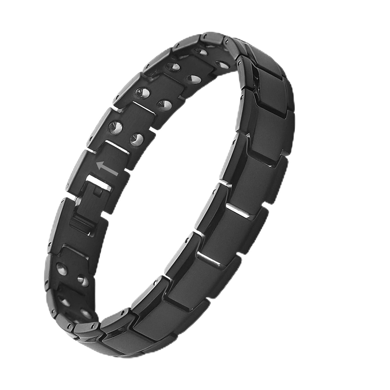 はち Bracelet magnétique minceur pour femmes et hommes 3500 gauss Bracelet magnétique puissant pour femme Santé avec outil de réglage et boîte cadeau