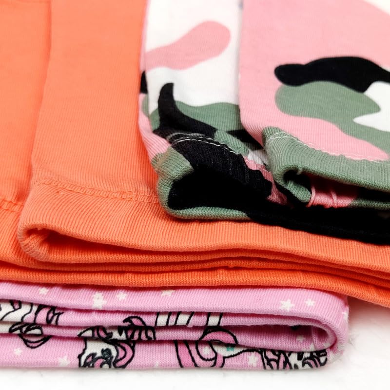 Image of Real Basics Girl's Cotton Multicoluor Boyshorts (Pack of 6)