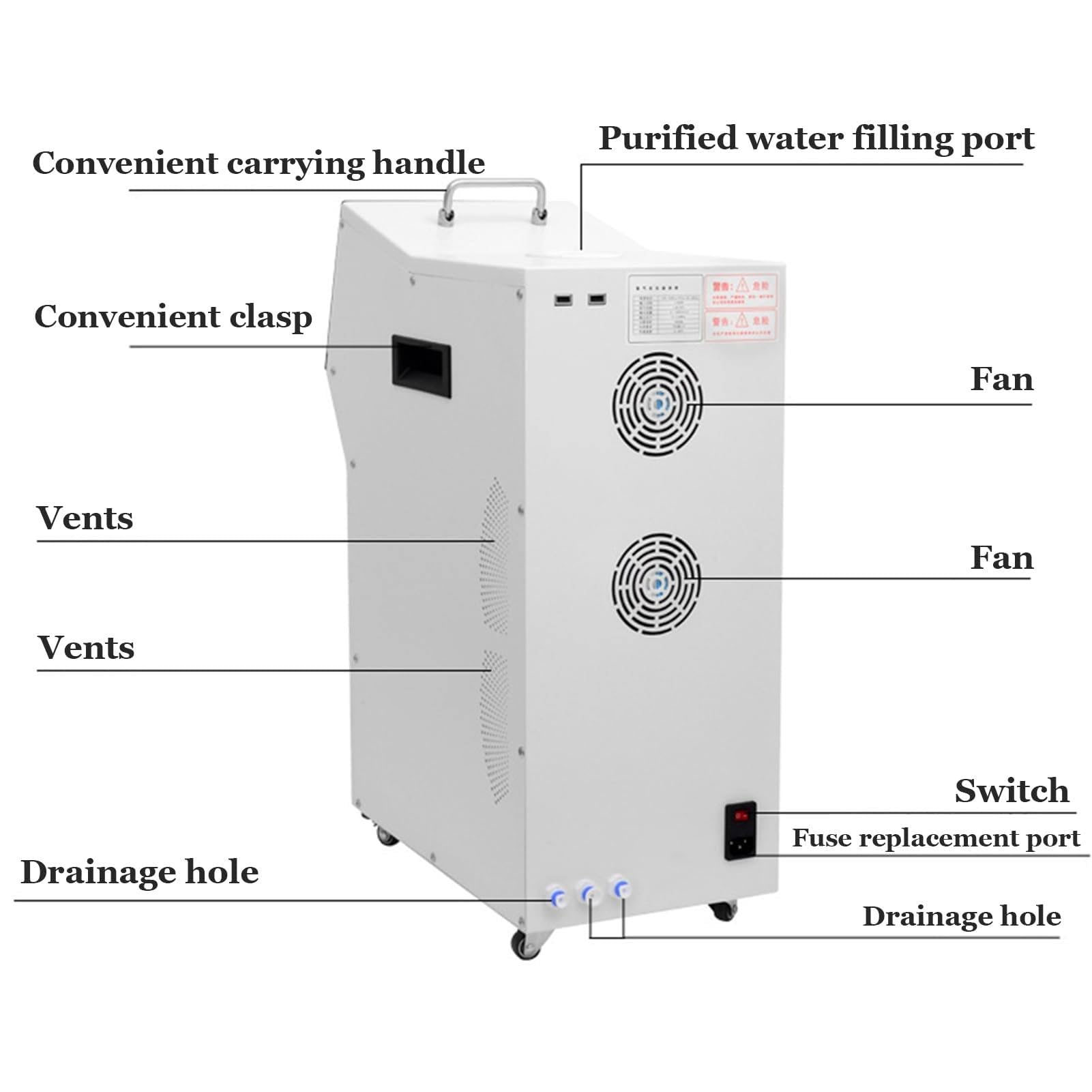 Haushalts-H2-Gasgenerator, 5000 Ml/Min Wasserstoff-Spa-Generator, Molekularwasserstoff-Whirlpool, 2000–3000 Ppb Wasserstoffreiches Wasserbad, Beugt Trockener Haut Vor
