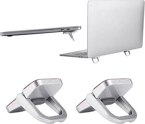 Abeillo 2 mini elevadores de teclado, soporte de teclado portátil para computadora de escritorio, soporte invisible para laptop, pies elevadores