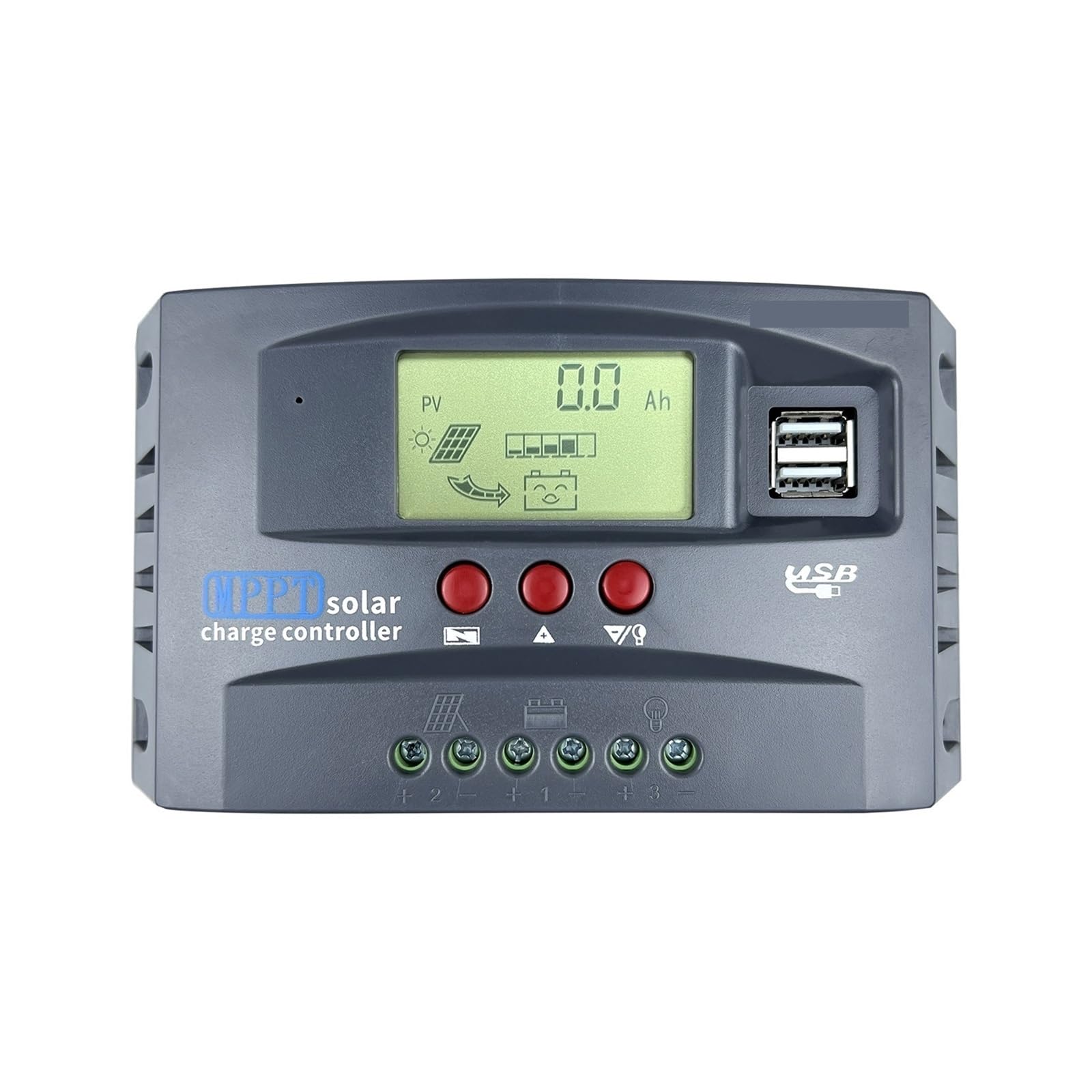 Régulateur mppt 30A à haute efficacité pour panneau solaire 12V 24V